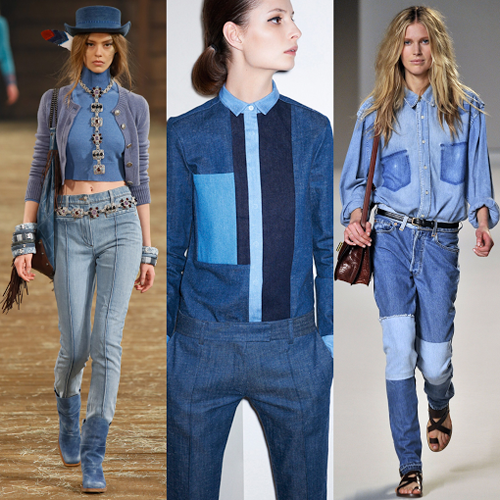 Jeans de grife nas coleções da Chanel, Céline e Chloé