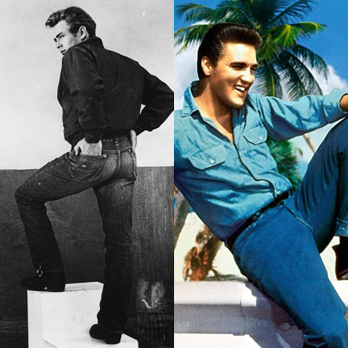 James Dean e Elvis Presley