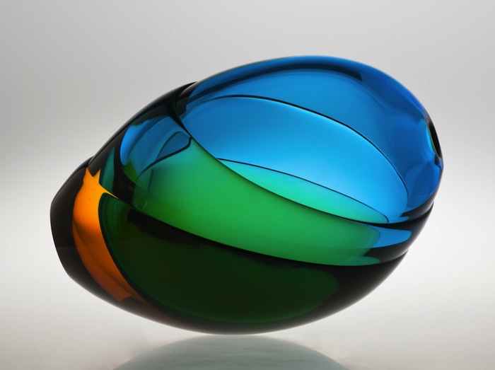 Vaso de cristal feito por Jacqueline Terpins